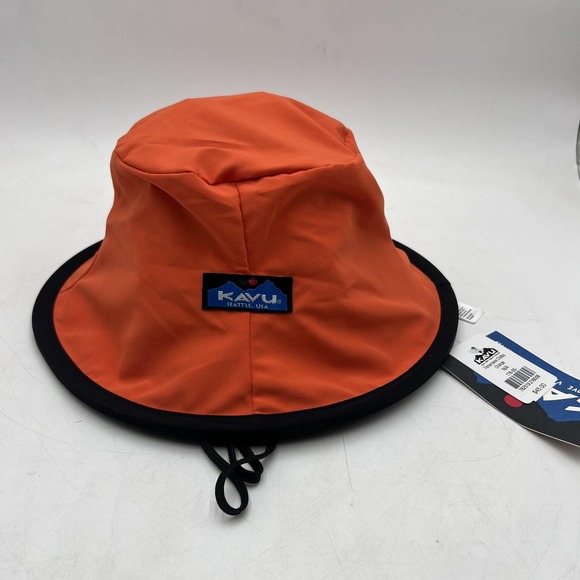 KAVU Hat Fishermans Chillba Mens One Size Orange Black Outdoors Nylon - Picture 1 of 8